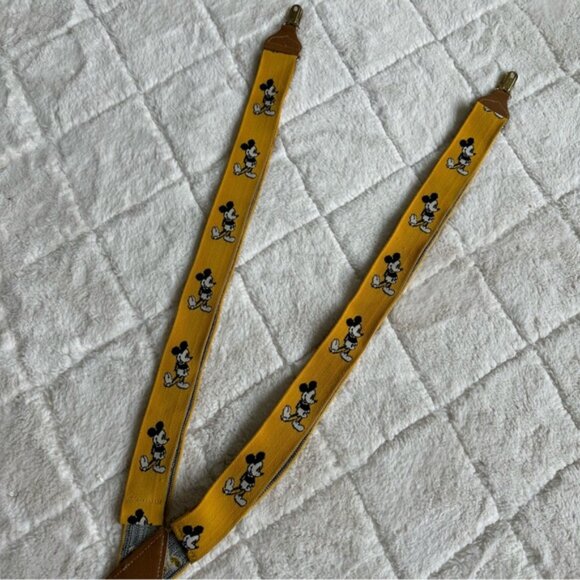 Disney | Vintage Yellow Mickey Mouse Suspenders | One Size Adult - Picture 4 of 10